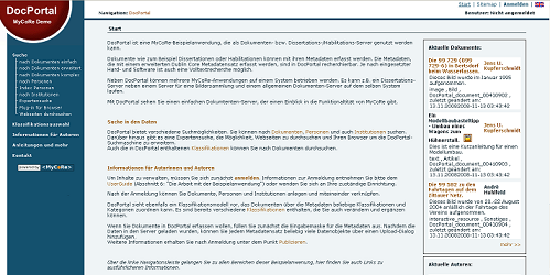 Docportal Screenshot