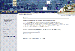 Screenshot Zeitschriften-Portal